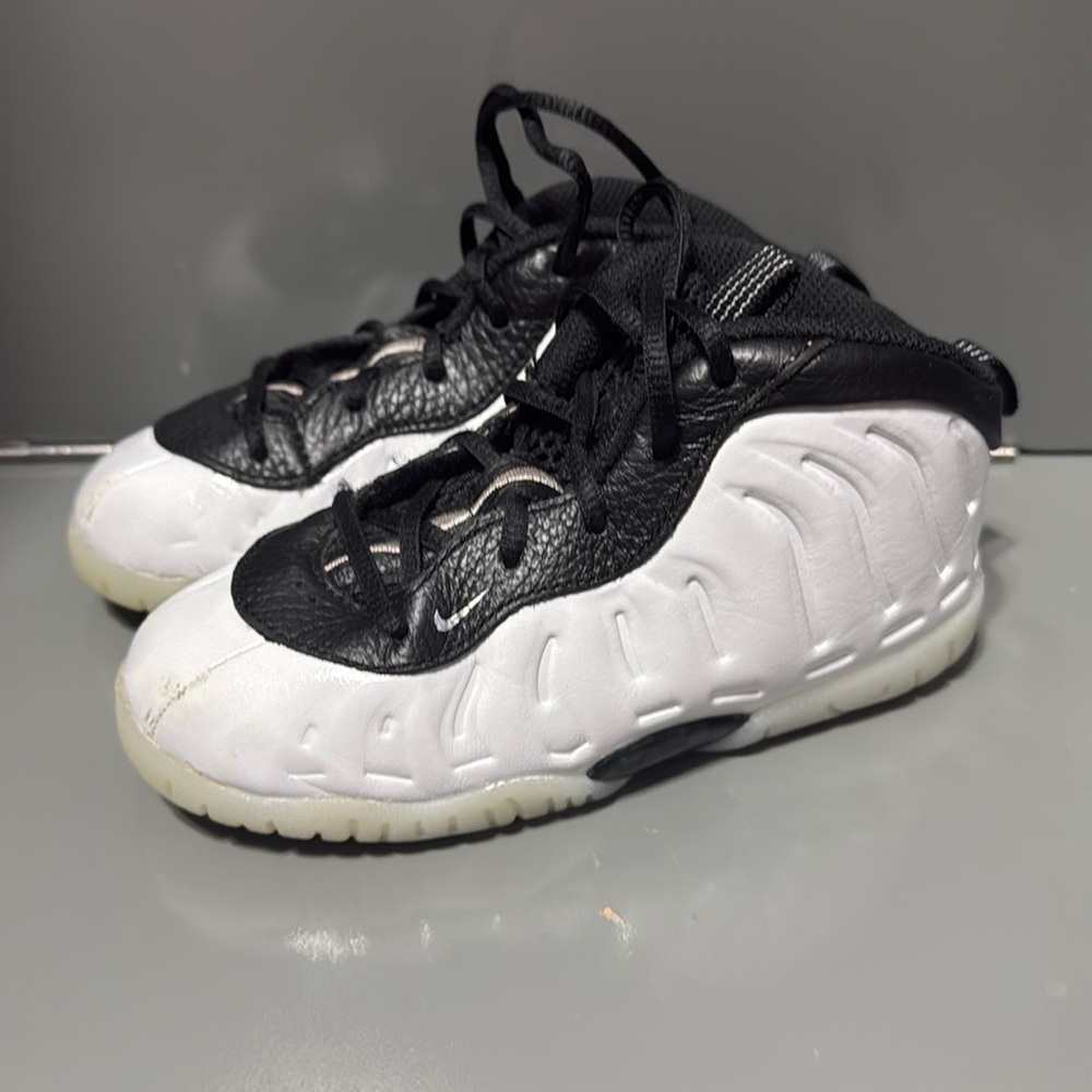 Kids Black and White Sneakers